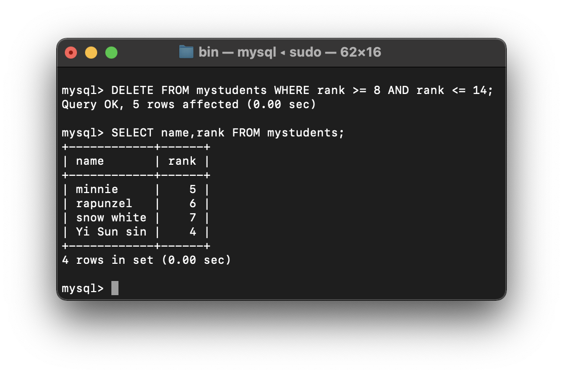 mysql record modify change