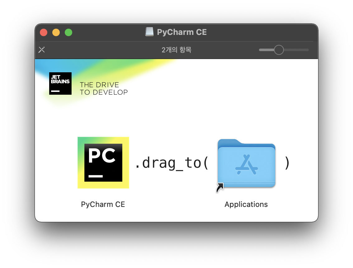 installing macos python editor pycharm