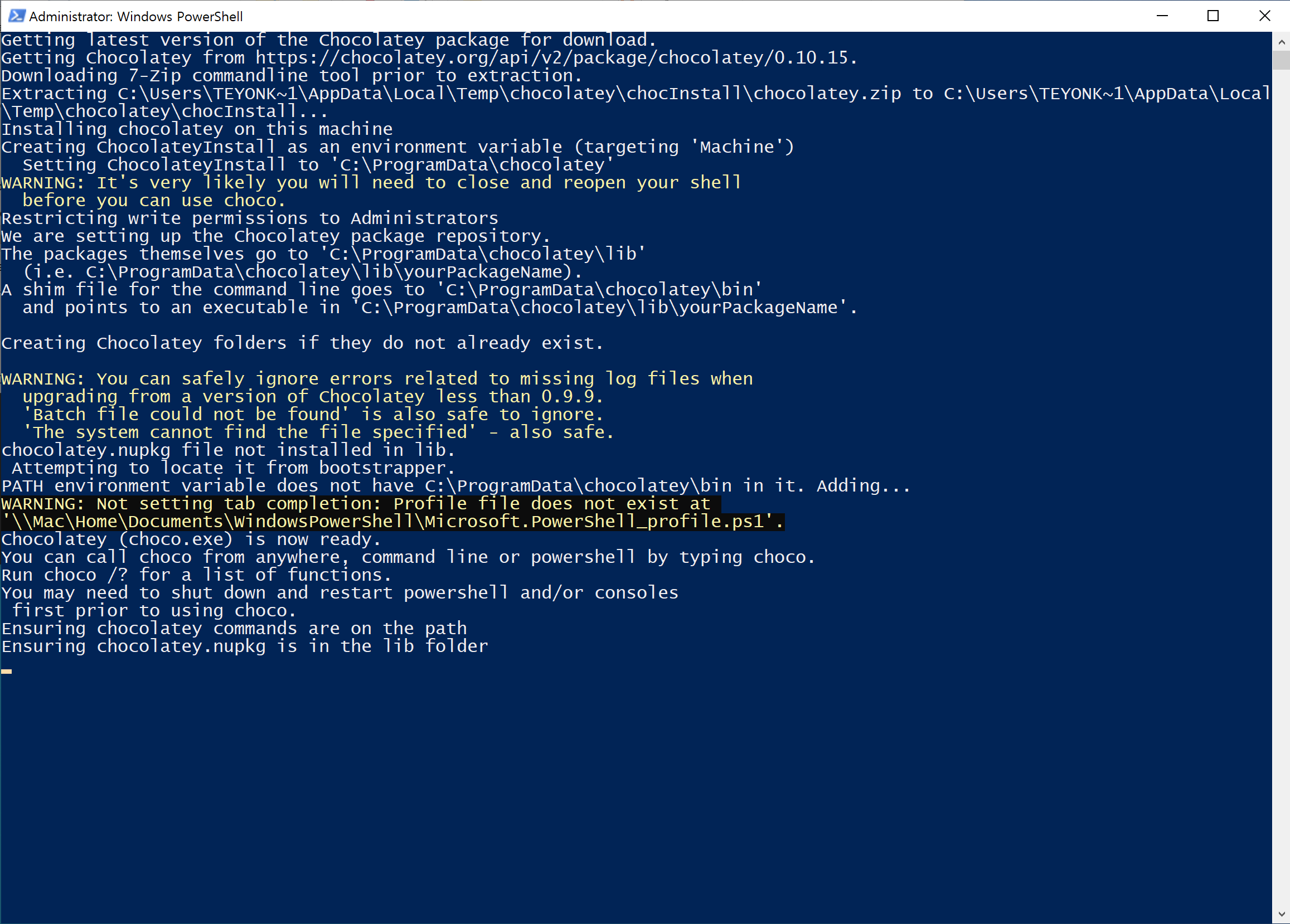 windows developemnt evironmentnodejs install