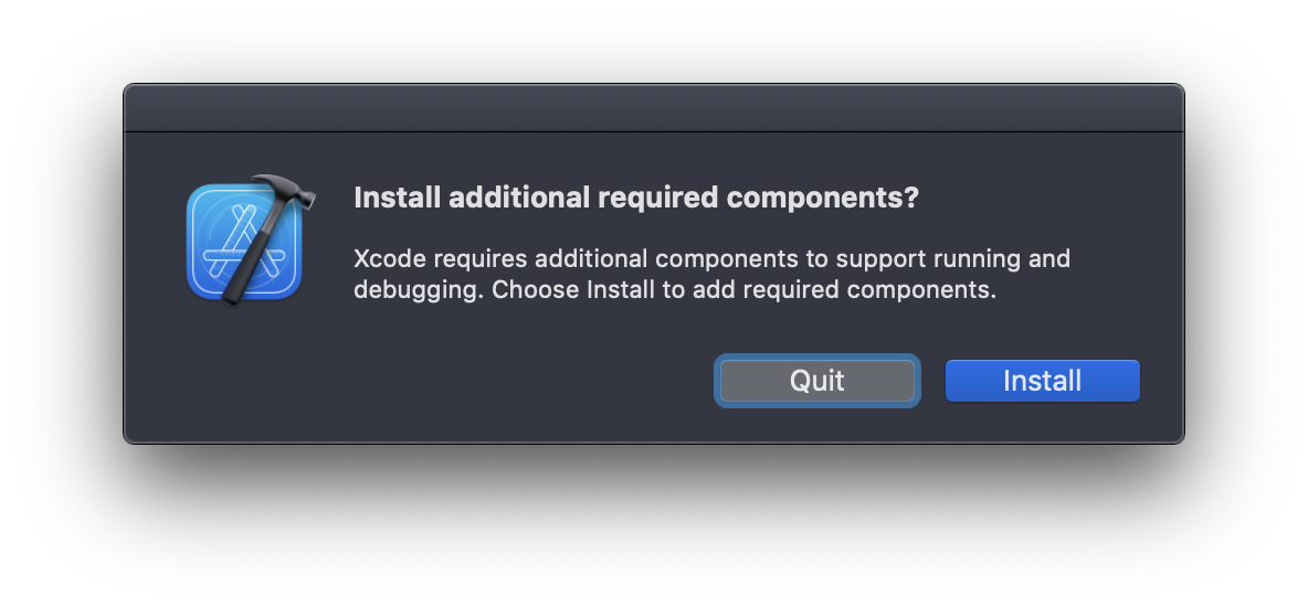 iOS App install Xcode